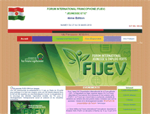 Tablet Screenshot of emplois-verts-niger.org